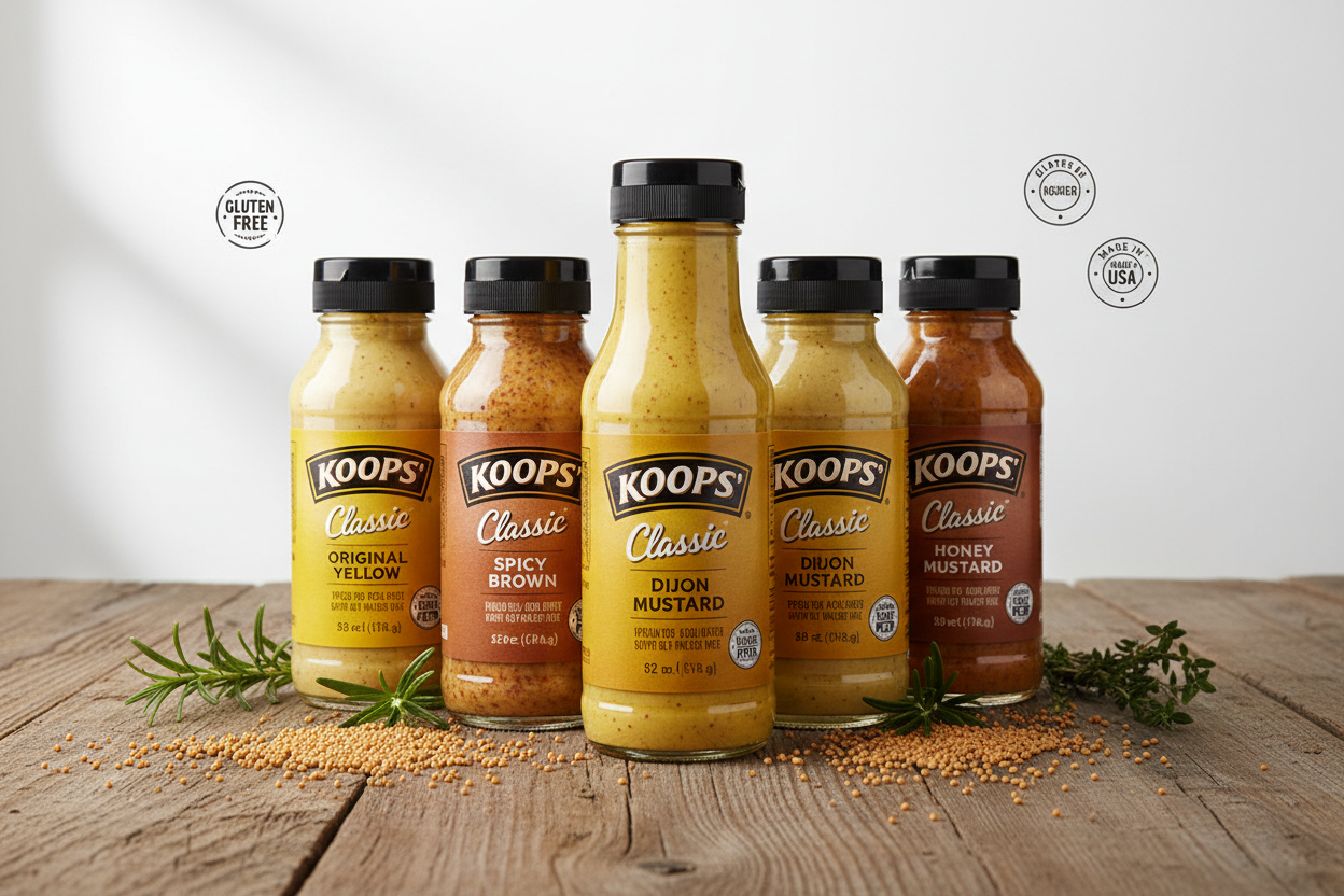 https://farmorganic.shop/products/koops-classic-mustard-variety-pack-original-yellow-spicy-brown-dijon-honey-mustard-gluten-free-kosher-made-in-usa-from-quality-mustard-seeds-12-oz-pack-of-4 - https://www.farmorganic.shop
