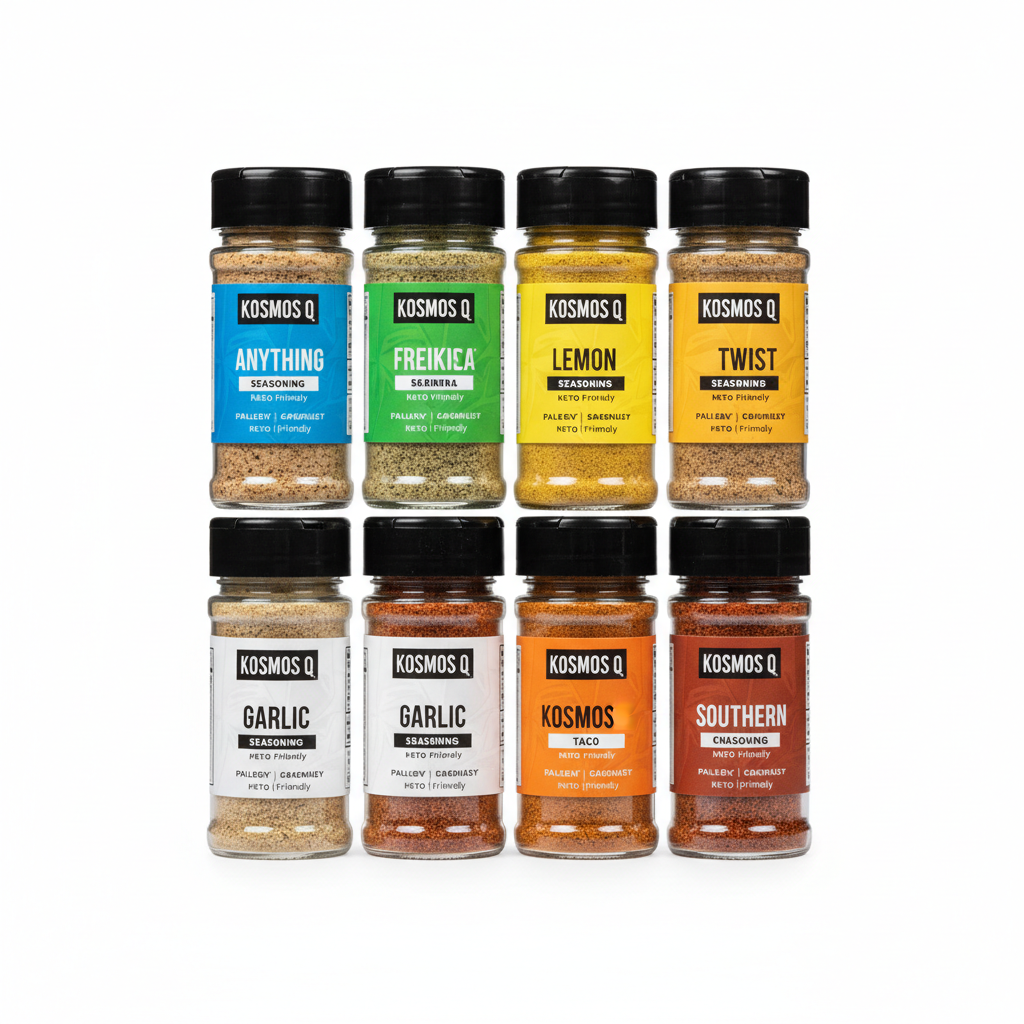 https://farmorganic.shop/products/kosmos-q-clean-eating-seasonings-variety-6-pack-herbs-spices-paleo-keto-diet-friendly-6-in-1-anything-freakin-fiesta-lemon-twist-garlic-garlic-kosmos-taco-southern-chicken-seasoning