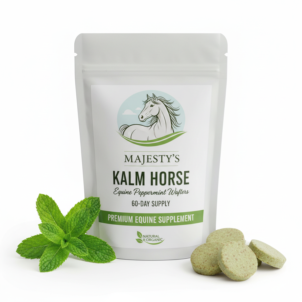 https://farmorganic.shop/products/majestys-kalm-horse-equine-peppermint-wafers-60-day-supply - https://www.farmorganic.shop