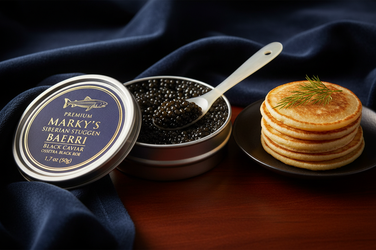 https://farmorganic.shop/products/markys-baerri-siberian-sturgeon-black-caviar-from-italy-1-75-oz-50-g-malossol-ossetra-black-roe