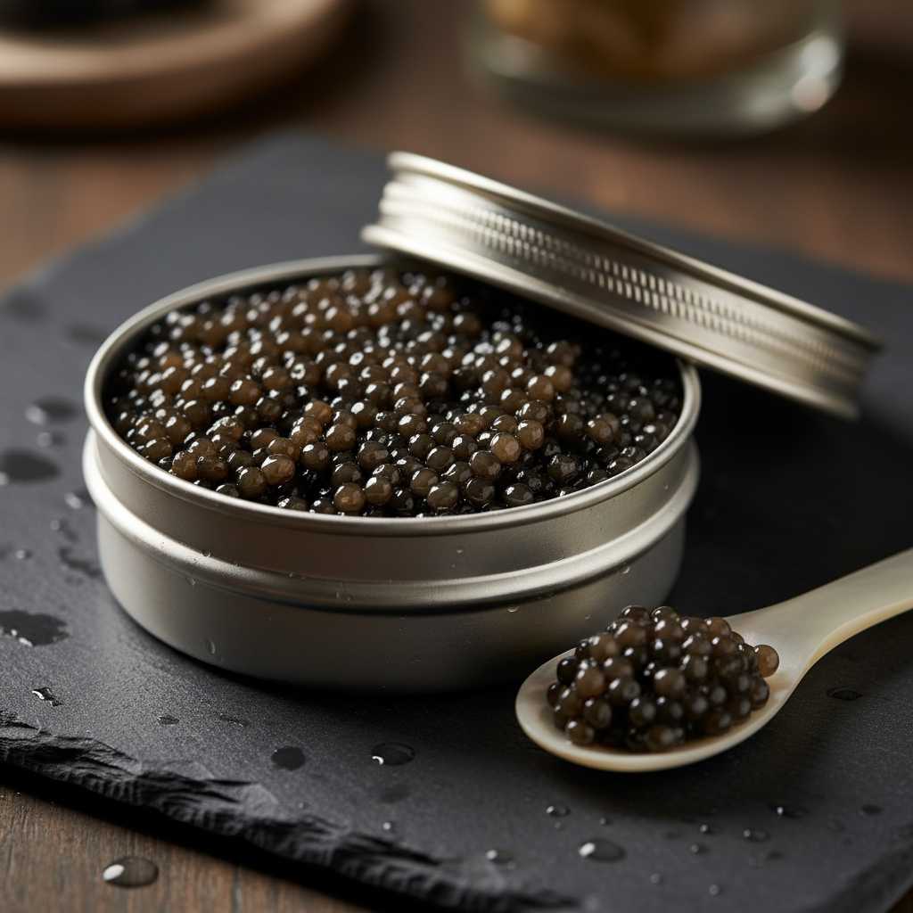 https://farmorganic.shop/products/markys-osetra-sturgeon-black-caviar-1-oz-28-g-malossol-ossetra-black-roe-guaranteed-overnight - https://www.farmorganic.shop