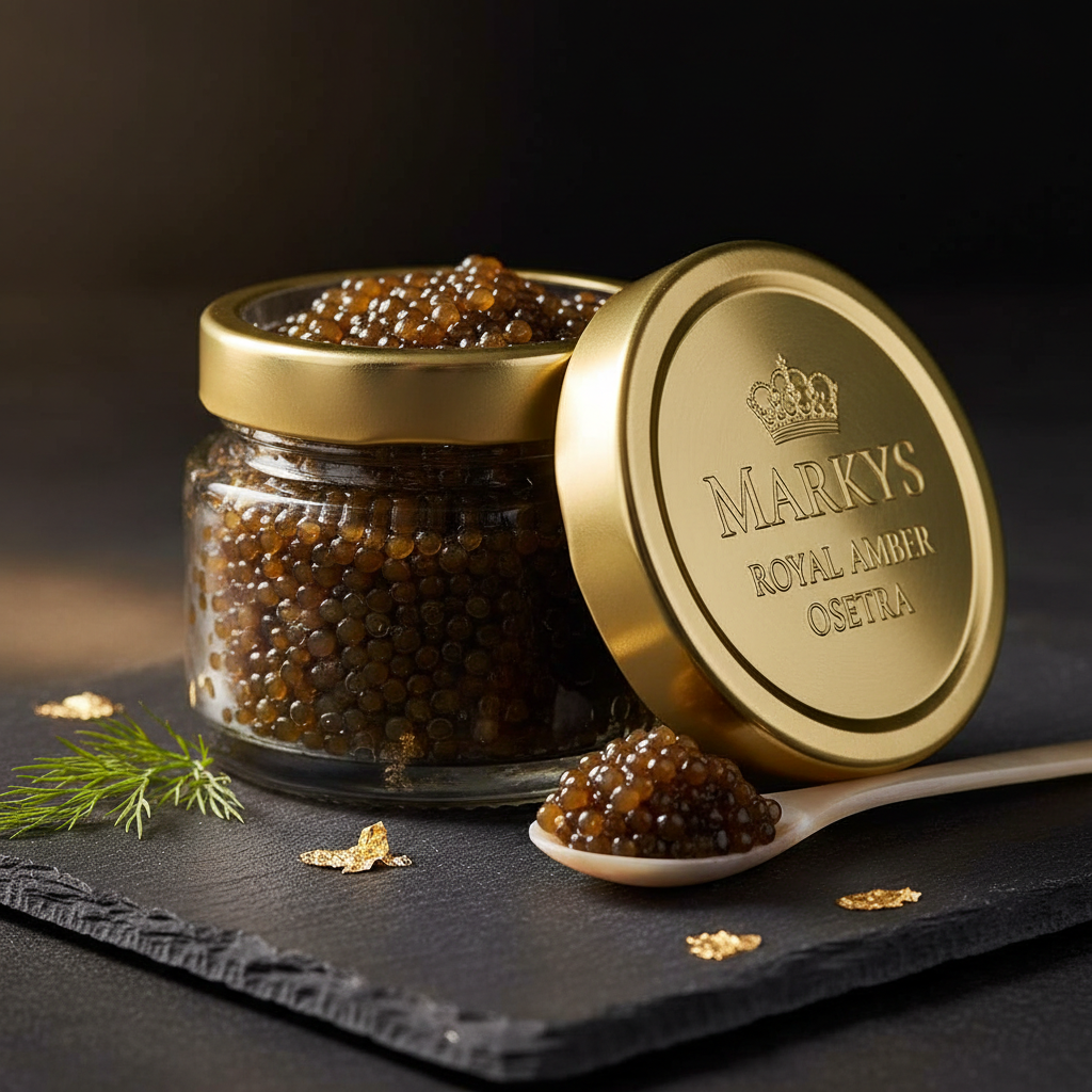 https://farmorganic.shop/products/markys-royal-amber-osetra-sturgeon-black-caviar-2-oz-57-g-malossol-ossetra-black-roe-guaranteed-overnight