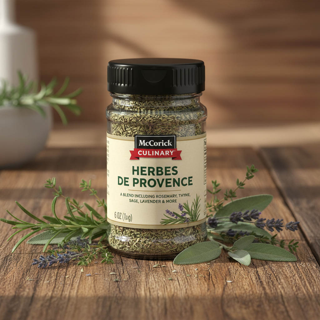 https://farmorganic.shop/products/mccormick-culinary-herbes-de-provence-6-oz-one-6-ounce-container-of-herbes-de-provence-seasoning-blend-of-rosemary-thyme-sage-lavender-and-more - https://www.farmorganic.shop