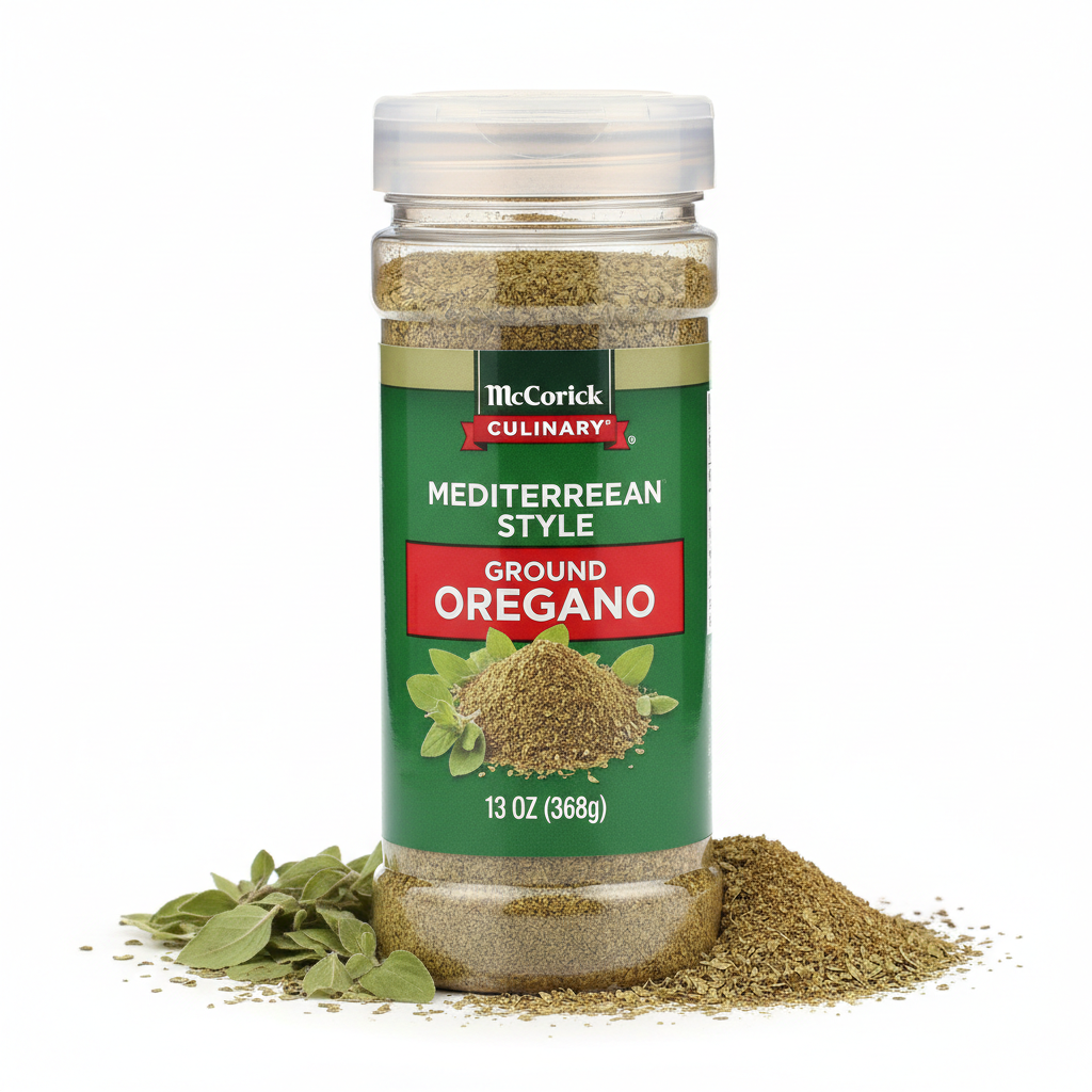 https://farmorganic.shop/products/mccormick-culinary-mediterranean-style-ground-oregano-13-oz-one-13-ounce-container-of-ground-oregano-spice-use-in-greek-and-italian-cuisines-for-full-flavor - https://www.farmorganic.shop