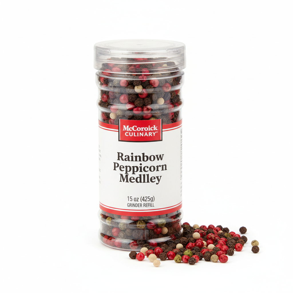 https://farmorganic.shop/products/mccormick-culinary-rainbow-peppercorn-medley-15-oz-one-15-ounce-container-of-mixed-peppercorn-blend-for-grinder-refill-perfect-on-meats-and-vegetable-side-dishes