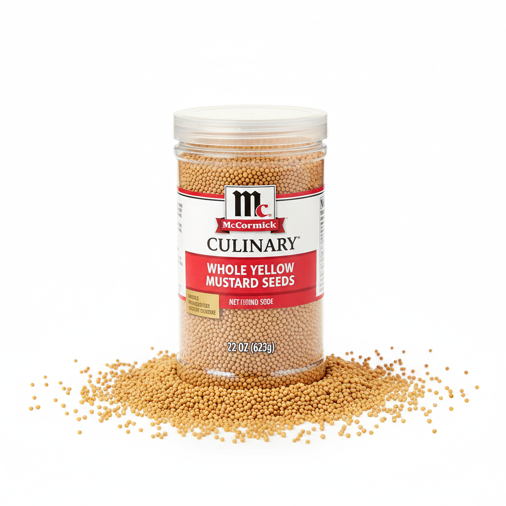 https://farmorganic.shop/products/mccormick-culinary-whole-yellow-mustard-seed-22-oz-one-22-ounce-container-of-yellow-mustard-seeds-perfect-for-pickling-house-made-rubs-and-dips - https://www.farmorganic.shop