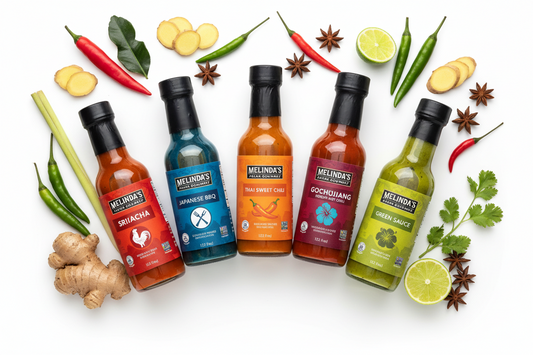 https://farmorganic.shop/products/melinda-s-asian-gourmet-hot-sauce-variety-pack-with-sriracha-japanese-bbq-thai-sweet-chili-gochujang-korean-hot-chili-polynesian-green-sauces-non-gmo-gluten-free-12-oz-6-pack