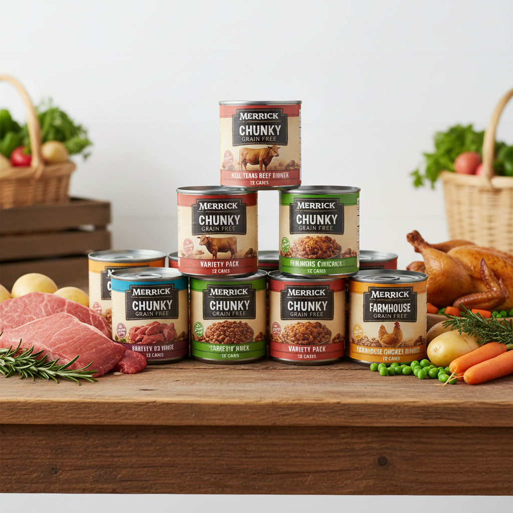 https://farmorganic.shop/products/merrick-chunky-grain-free-premium-and-wholesome-canned-dog-food-variety-pack-beef-and-chicken-recipes-pack-of-1-12-7-oz-cans - https://www.farmorganic.shop