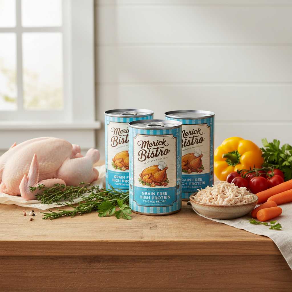 https://farmorganic.shop/products/merrick-purrfect-bistro-grain-free-premium-soft-canned-pate-adult-wet-cat-food-high-protein-chicken-recipe-pack-of-24-5-5-oz-cans