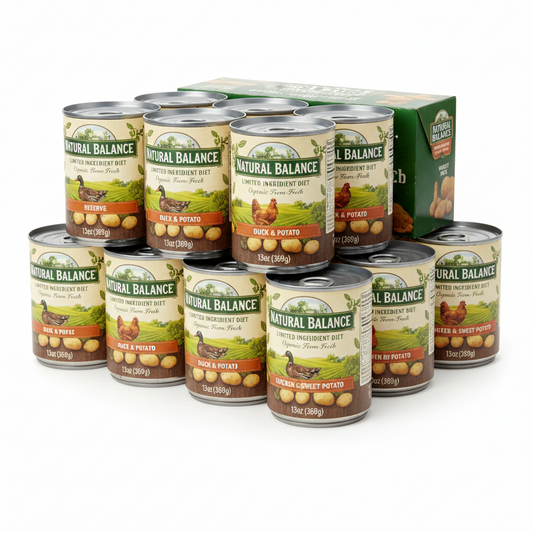 https://farmorganic.shop/products/natural-balance-limited-ingredient-wet-dog-food-variety-pack-reserve-duck-potato-and-chicken-sweet-potato-13oz-case-of-12 - https://www.farmorganic.shop