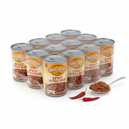 https://farmorganic.shop/products/old-el-paso-spicy-fat-free-refried-beans-16-ounces-pack-of-12