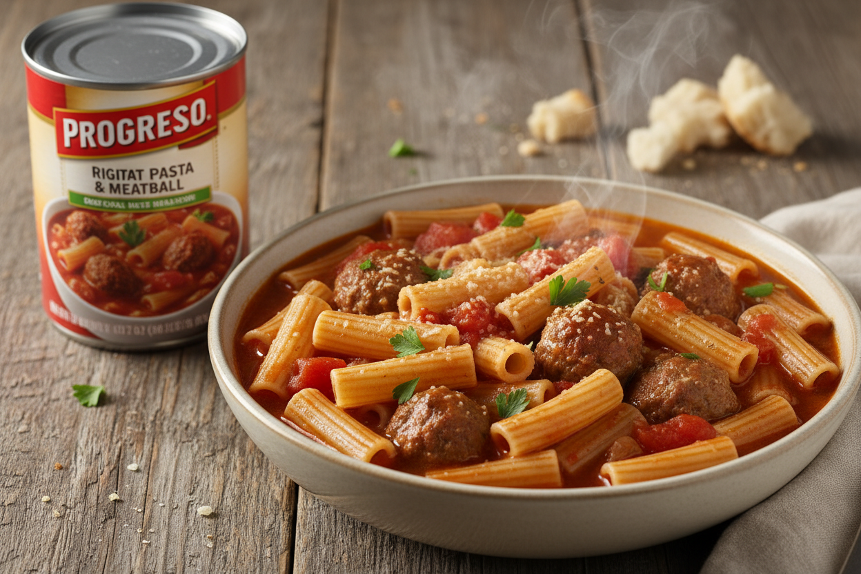 https://farmorganic.shop/products/progresso-rigati-pasta-and-meatball-soup-rich-and-hearty-canned-soup-18-5-oz-pack-of-12 - https://www.farmorganic.shop