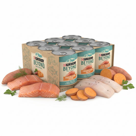 https://farmorganic.shop/products/purina-beyond-cod-salmon-and-sweet-potato-natural-ground-grain-free-wet-dog-food-pate-pack-of-12-13-oz-cans