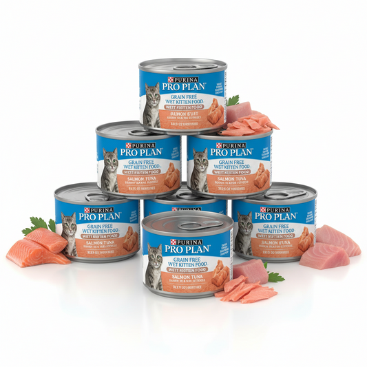 https://farmorganic.shop/products/purina-pro-plan-grain-free-pate-high-protein-wet-kitten-food-development-salmon-tuna-entree-pack-of-24-3-oz-pull-top-cans