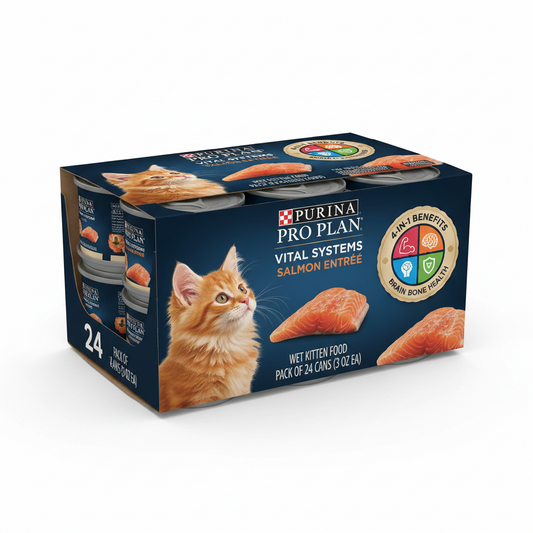 https://farmorganic.shop/products/purina-pro-plan-vital-systems-salmon-entree-wet-kitten-food-4-in-1-muscles-brain-immune-and-bone-pack-of-24-3-oz-cans