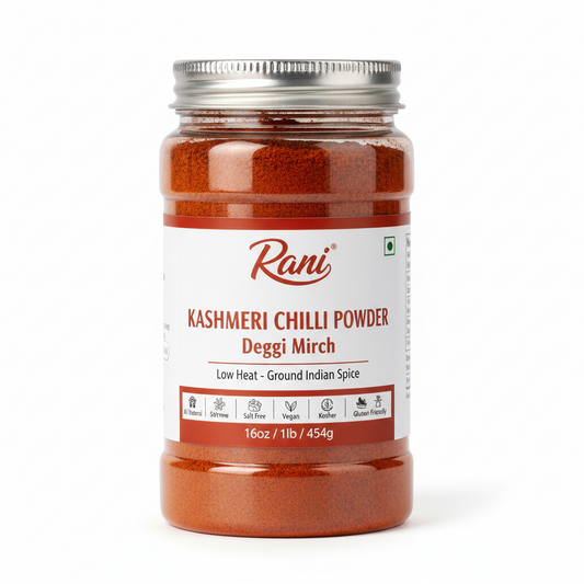 https://farmorganic.shop/products/rani-kashmiri-chilli-powder-deggi-mirch-low-heat-ground-indian-spice-16oz-1lb-454g-pet-jar-all-natural-salt-free-vegan-kosher-gluten-friendly