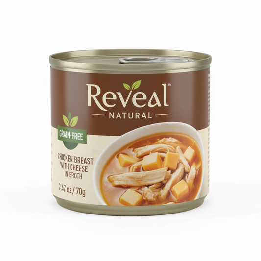 https://farmorganic.shop/products/reveal-natural-wet-cat-food-24-count-grain-free-limited-ingredient-canned-food-for-cats-chicken-breast-with-cheese-in-broth-2-47-oz-cans