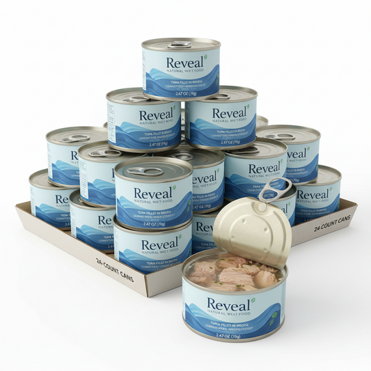 https://farmorganic.shop/products/reveal-natural-wet-cat-food-24-count-grain-free-limited-ingredient-canned-food-for-cats-tuna-fillet-in-broth-2-47-oz-cans