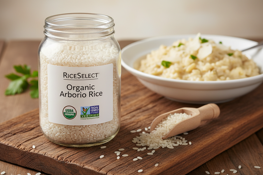 https://farmorganic.shop/products/riceselect-organic-arborio-rice-for-italian-risotto-premium-gluten-free-rice-non-gmo-32-ounce-jar-pack-of-1