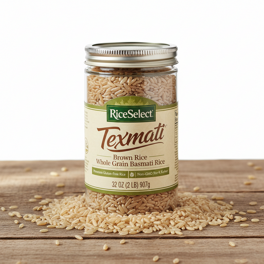 https://farmorganic.shop/products/riceselect-texmati-brown-rice-whole-grain-basmati-rice-premium-gluten-free-rice-non-gmo-star-k-kosher-32-ounce-jar