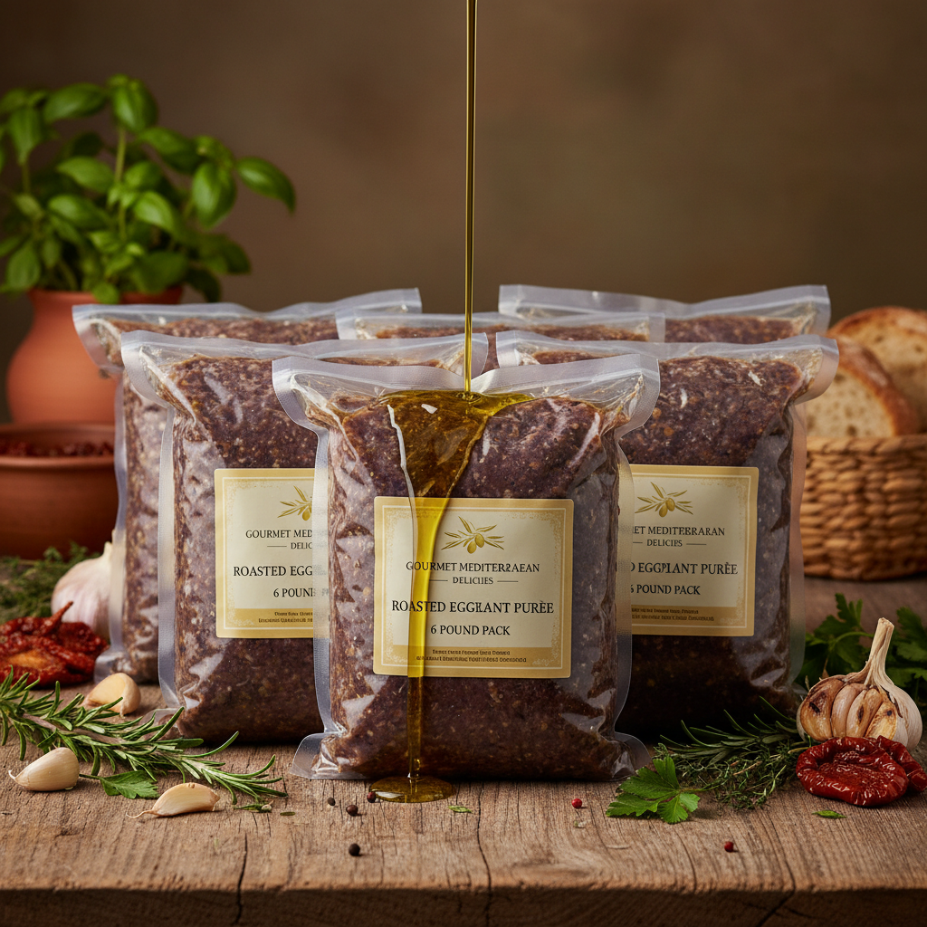 https://farmorganic.shop/products/roasted-eggplant-puree-6-pound-2-8oz-pack-of-6-gourmet212-mediterenean-delicacies - https://www.farmorganic.shop