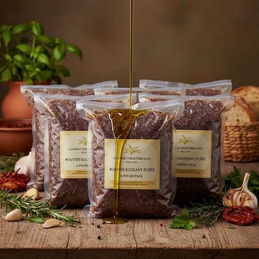 https://farmorganic.shop/products/roasted-eggplant-puree-6-pound-2-8oz-pack-of-6-gourmet212-mediterenean-delicacies - https://www.farmorganic.shop