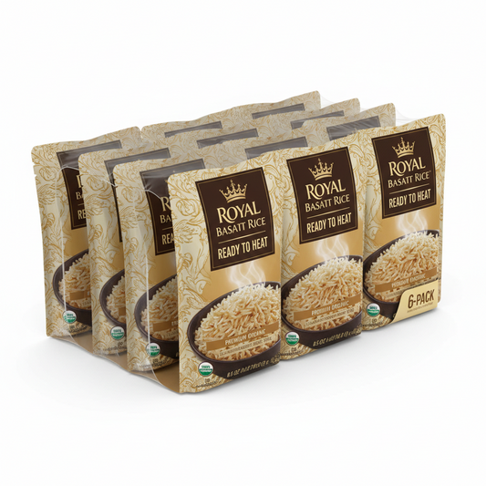 https://farmorganic.shop/products/royal-basmati-rice-ready-to-heat-basmati-rice-6-pack-8-5-oz-microwaveable-pouch
