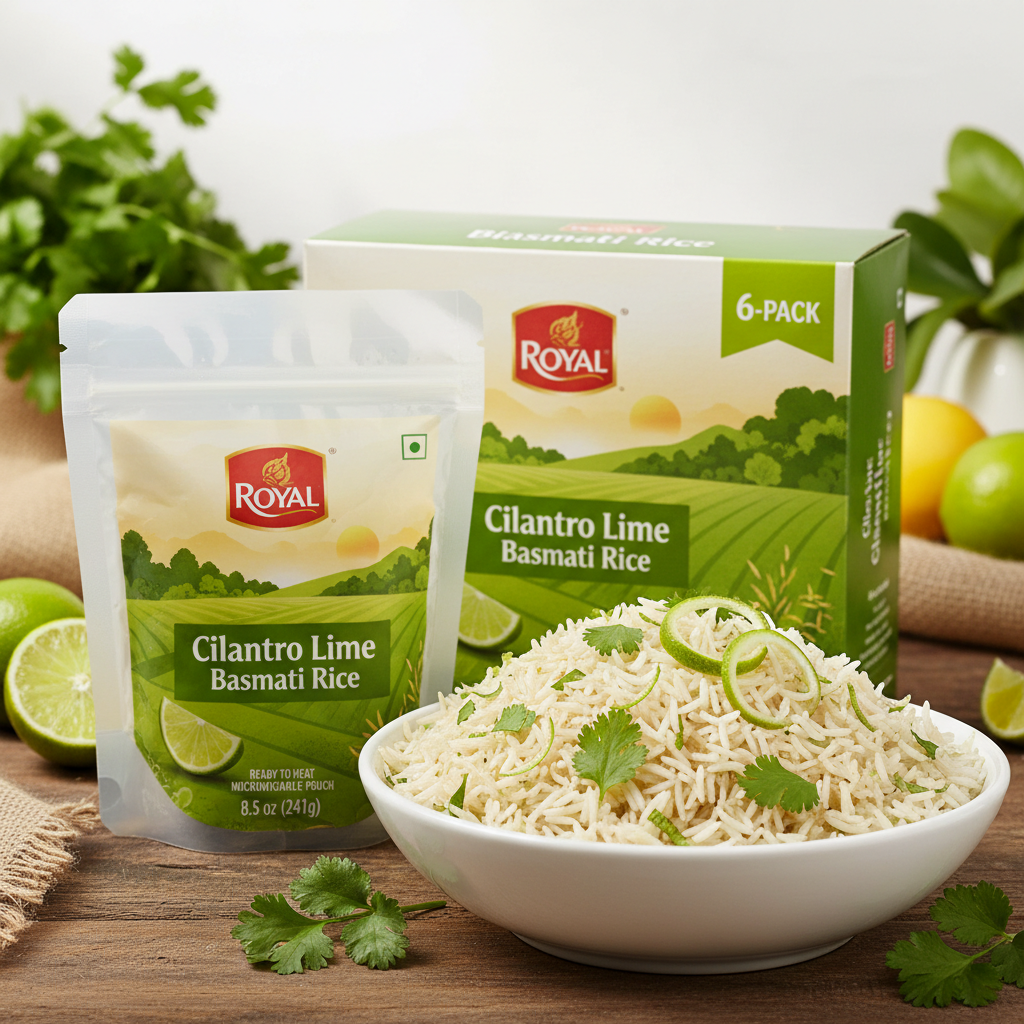 https://farmorganic.shop/products/royal-cilantro-lime-basmati-rice-ready-to-heat-basmati-rice-6-pack-8-5-oz-microwaveable-pouch