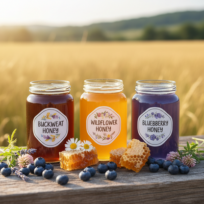 https://farmorganic.shop/products/sandts-unfiltered-raw-honey-varietal-bundle-buckwheat-wildflower-and-blueberry-3-lbs https://farmorganic.shop/products/sandts-unfiltered-raw-honey-varietal-bundle-buckwheat-wildflower-and-blueberry-3-lbs
