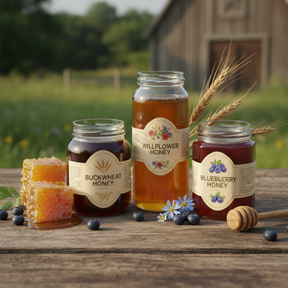 https://farmorganic.shop/products/sandts-unfiltered-raw-honey-varietal-bundle-buckwheat-wildflower-and-blueberry-3-lbs https://farmorganic.shop/products/sandts-unfiltered-raw-honey-varietal-bundle-buckwheat-wildflower-and-blueberry-3-lbs