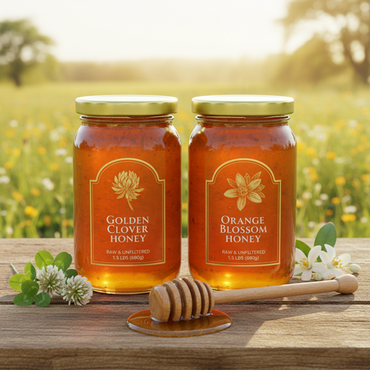 https://farmorganic.shop/products/sandts-unfiltered-raw-honey-varietal-bundle-golden-clover-orange-blossom-3-lbs