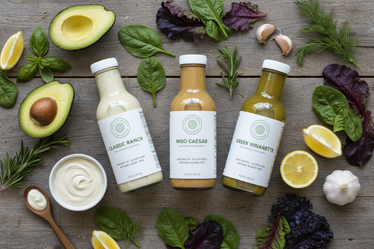 https://farmorganic.shop/products/sidedish-healthy-dressing-variety-pack-classic-ranch-miso-caesar-greek-vinaigrette-seed-oil-gluten-dairy-free-salad-dressing-w-avocado-oil-refined-sugar-free-umami-sauce-for-dinner-recipes