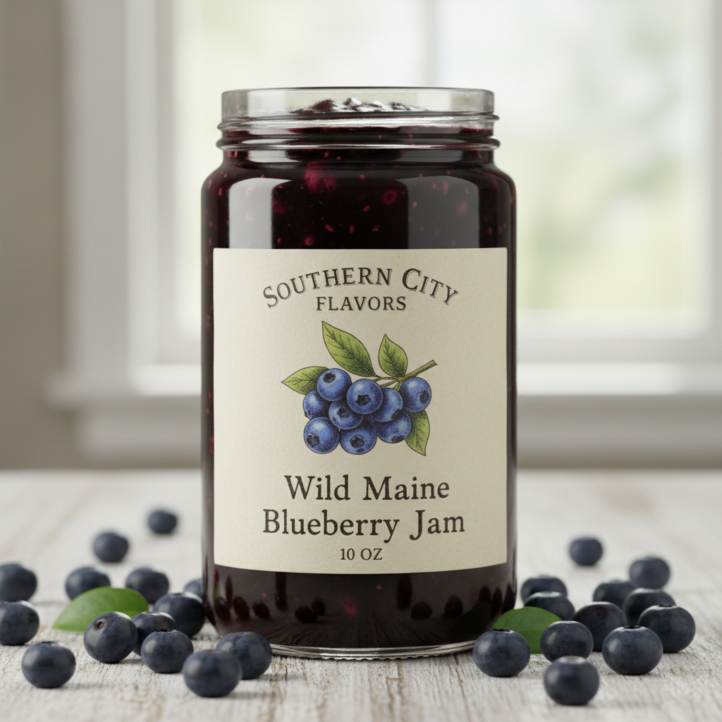https://farmorganic.shop/products/southern-city-flavors-jam-wild-maine-blueberry-10-ounce
