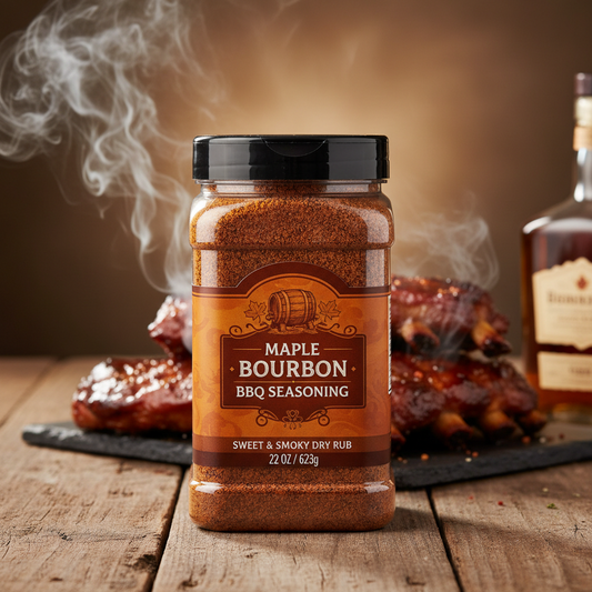 https://farmorganic.shop/products/spiceology-derek-wolf-maple-bourbon-seasoning-sweet-smoky-barbeque-rubs-seasonings-and-spice-blends-use-on-ribs-pork-shoulder-beef-bacon-chicken-wings-popcorn-scallops-or-duck-breast-22-oz