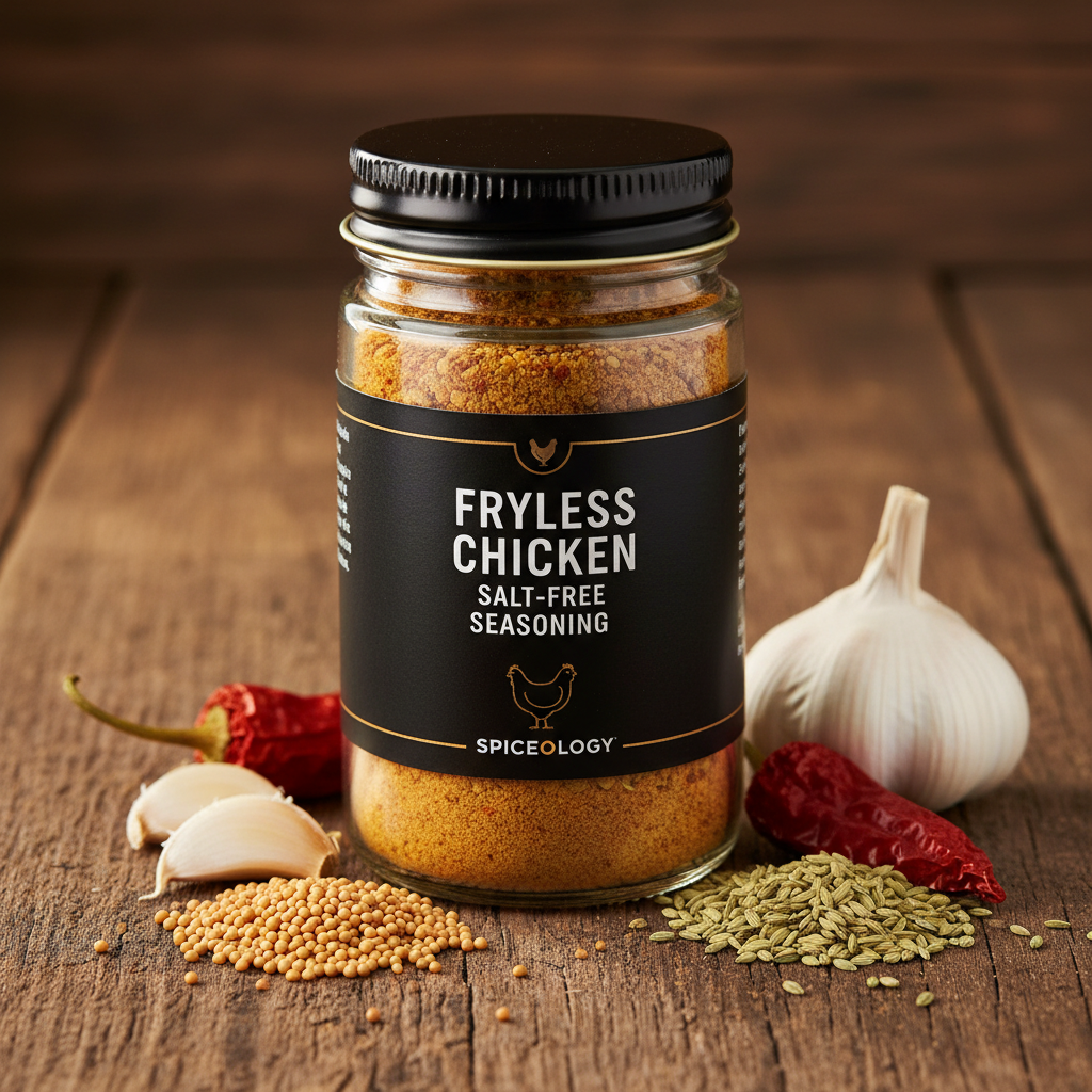 https://farmorganic.shop/products/spiceology-fryless-chicken-salt-free-seasoning-bold-blend-of-garlic-mustard-seed-celery-seed-paprika-perfect-for-chicken-seafood-vegetables-more-18-oz - https://www.farmorganic.shop