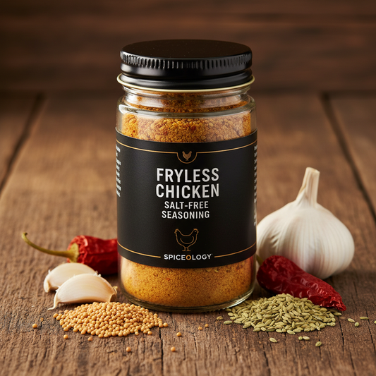 https://farmorganic.shop/products/spiceology-fryless-chicken-salt-free-seasoning-bold-blend-of-garlic-mustard-seed-celery-seed-paprika-perfect-for-chicken-seafood-vegetables-more-18-oz - https://www.farmorganic.shop
