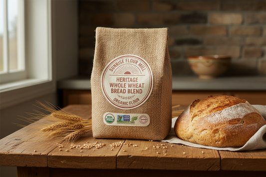 https://farmorganic.shop/products/sunrise-flour-mill-heritage-whole-wheat-bread-blend-5-lb-usda-organic-all-purpose-flour-unbleached-non-gmo-kosher-glyphosate-free-ancient-grains-bread-flour-organic