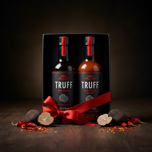 https://farmorganic.shop/products/truff-hot-sauce-and-hotter-sauce-2-pack-bundle-gourmet-hot-sauce-set-black-truffle-and-chili-peppers-gift-idea-for-the-hot-sauce-fans-black-red-6-oz-2-count