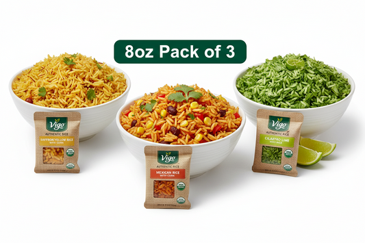 https://farmorganic.shop/products/vigo-authentic-rice-variety-pack-low-fat-8oz-pack-of-3-saffron-yellow-rice-mexican-rice-with-corn-and-cilantro-lime-rice - https://www.farmorganic.shop