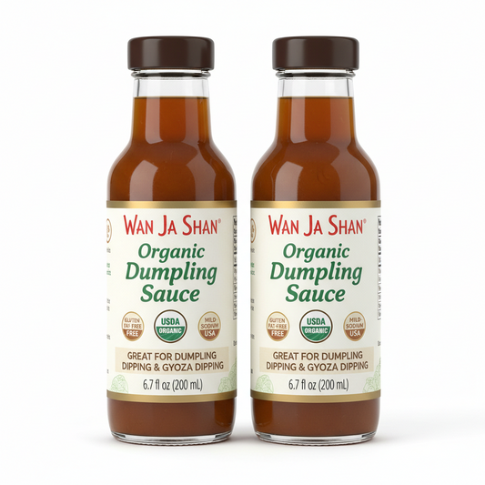 https://farmorganic.shop/products/wan-ja-shan-organic-dumpling-sauce-6-7-oz-pack-of-2-gluten-free-fat-free-mild-sodium-great-for-dumpling-dipping-gyoza-dipping-made-in-usa-regular