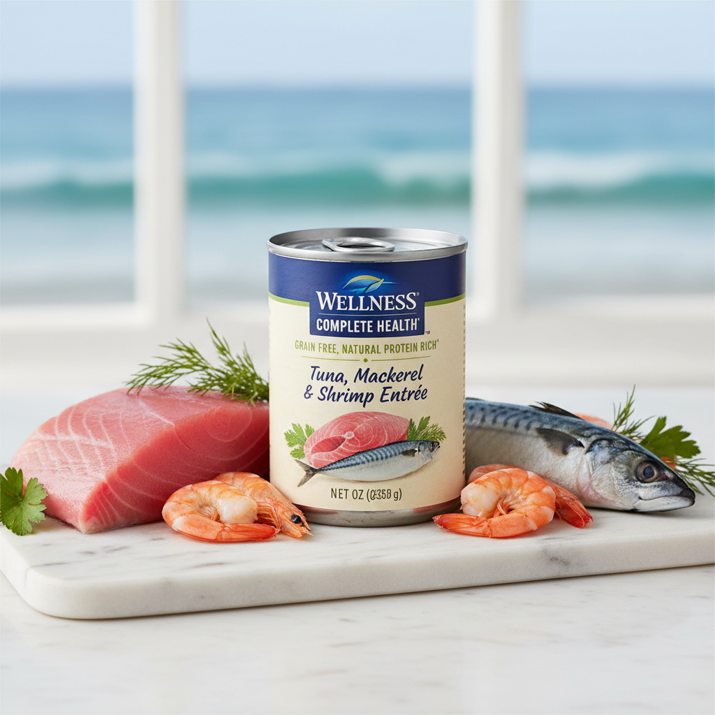 https://farmorganic.shop/products/wellness-complete-health-grilled-adult-wet-cat-food-natural-protein-rich-grain-free-canned-3-ounce-12-pack-tuna-mackerel-shrimp-entree-recipe
