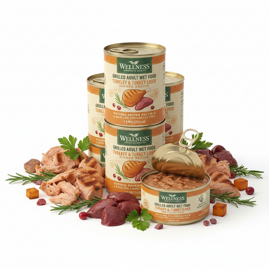 https://farmorganic.shop/products/wellness-complete-health-grilled-adult-wet-cat-food-natural-protein-rich-grain-free-canned-3-ounce-12-pack-turkey-and-turkey-liver-dinner-recipe