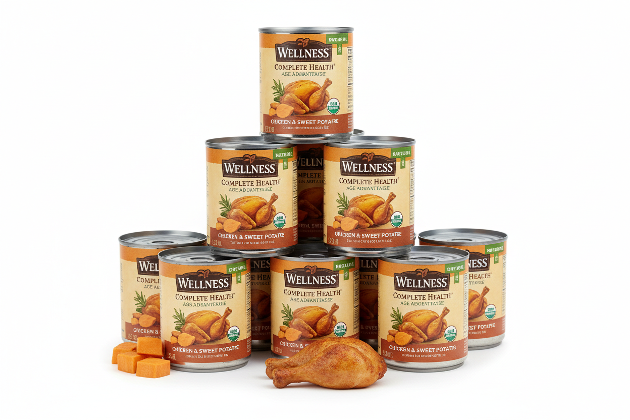 https://farmorganic.shop/products/wellness-complete-health-natural-wet-canned-dog-food-age-advantage-chicken-sweet-potato-12-5-ounce-can-pack-of-12