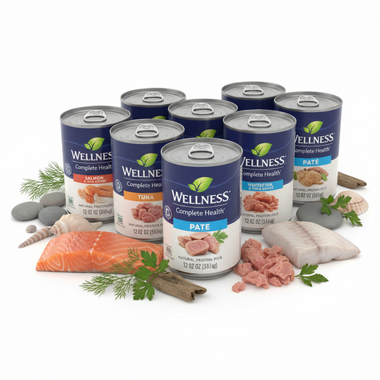 https://farmorganic.shop/products/wellness-complete-health-pate-adult-wet-cat-food-natural-protein-rich-grain-free-3-ounce-12-pack-seafood-variety-pack