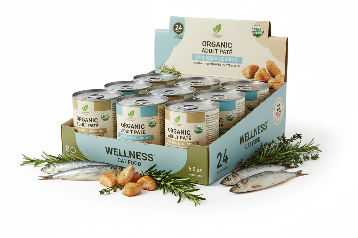 https://farmorganic.shop/products/wellness-complete-health-pate-adult-wet-cat-food-natural-protein-rich-grain-free-5-5-ounce-24-pack-chicken-herring