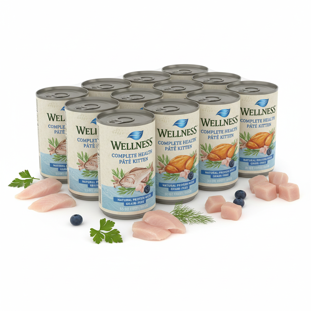 https://farmorganic.shop/products/wellness-complete-health-pate-kitten-wet-cat-food-natural-protein-rich-grain-free-3-ounce-12-pack-whitefish-chicken-variety-pack