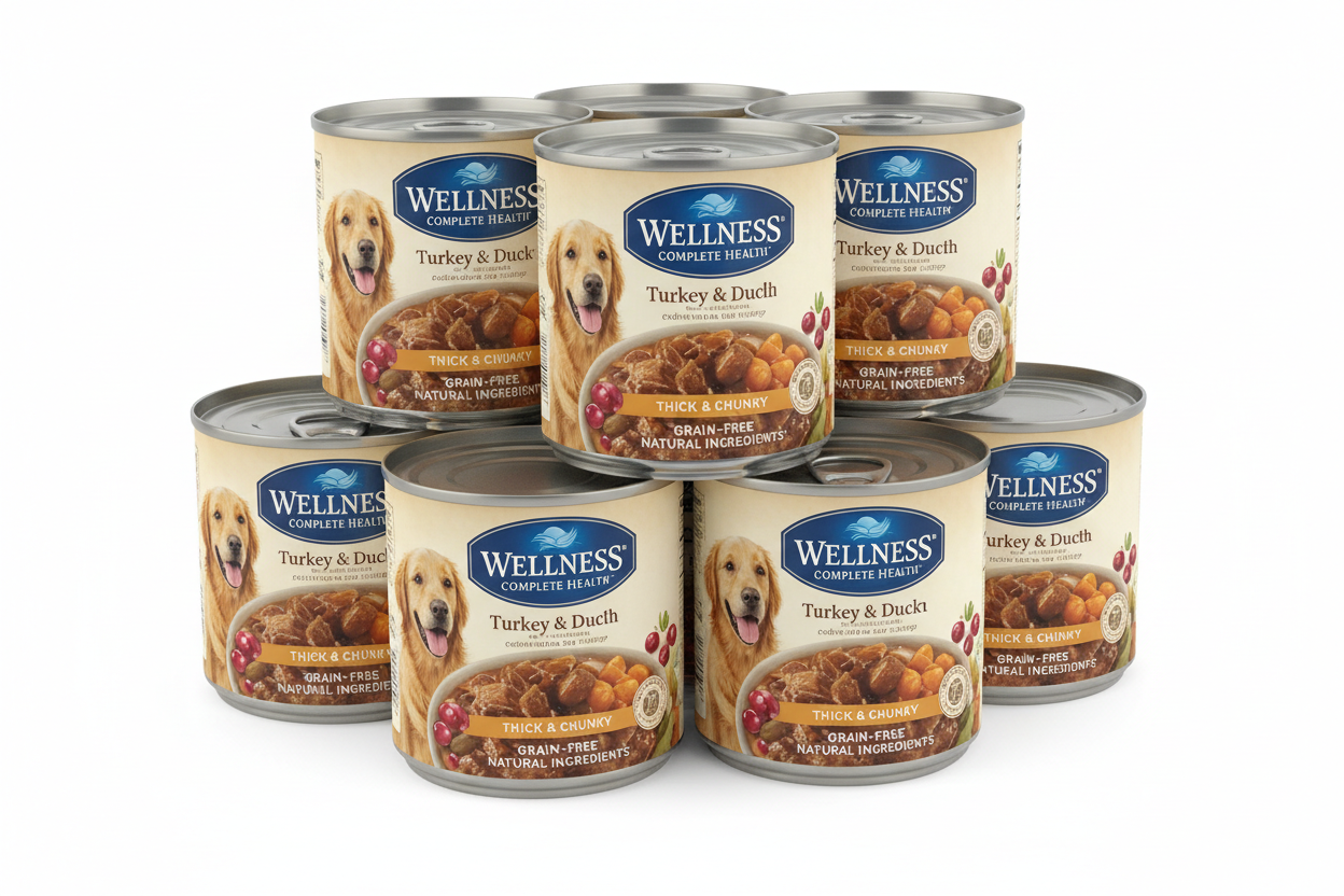 https://farmorganic.shop/products/wellness-complete-health-thick-chunky-natural-grain-free-canned-wet-dog-food-turkey-duck-stew-12-5-ounce-can-pack-of-12