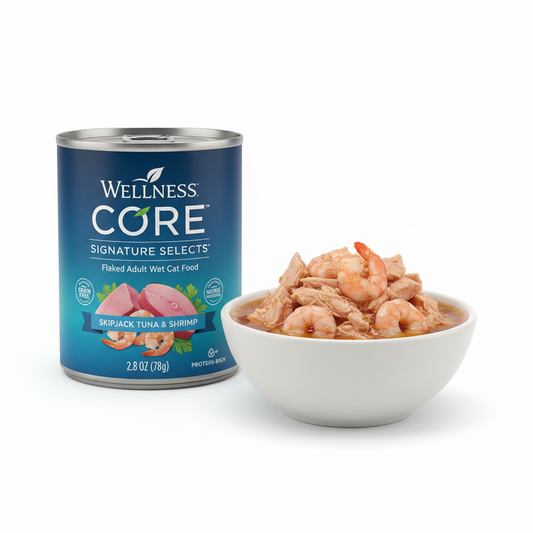 https://farmorganic.shop/products/wellness-core-signature-selects-flaked-adult-wet-cat-food-natural-protein-rich-grain-free-2-8-ounce-12-pack-skipjack-tuna-shrimp