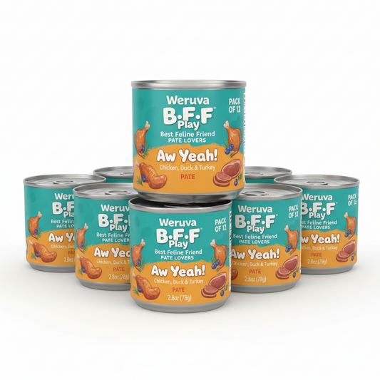 https://farmorganic.shop/products/weruva-b-f-f-play-best-feline-friend-pate-lovers-aw-yeah-chicken-duck-turkey-take-a-chance-with-chicken-duck-turkey-2-8oz-can-pack-of-12