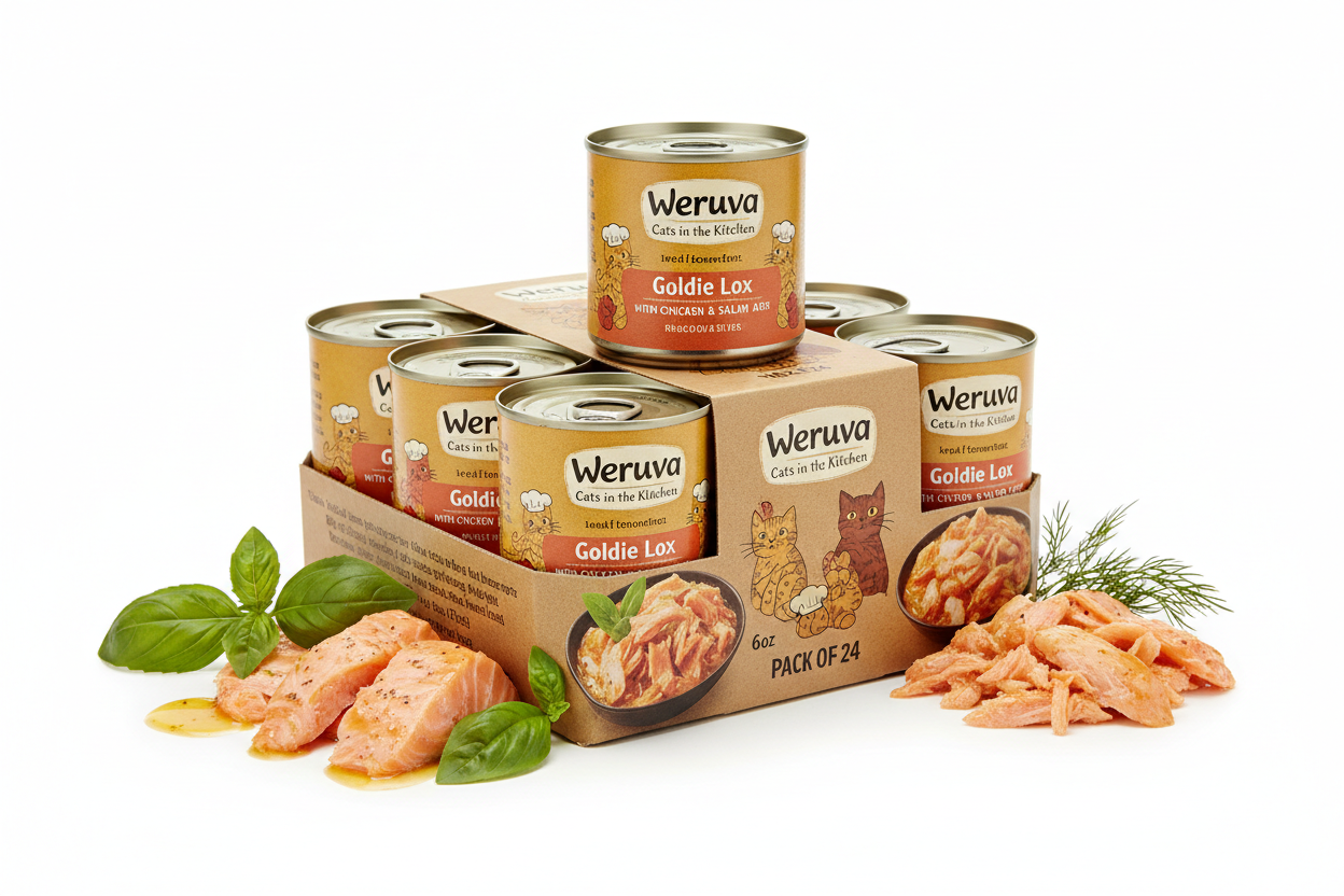 https://farmorganic.shop/products/weruva-cats-in-the-kitchen-goldie-lox-with-chicken-salmon-au-jus-cat-food-6oz-can-pack-of-24